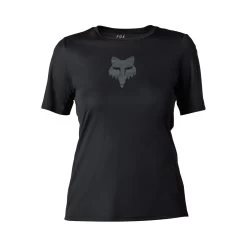 Fox Racing Women's Ranger Short Sleeve Jersey Foxhead - Black