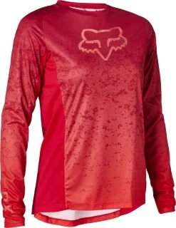 Fox Racing Women DEFEND LS JERSEY LUNAR - Berry Punch