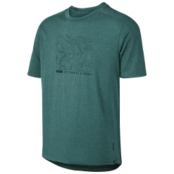 IXS Flow Tech Tee Contour Everglade