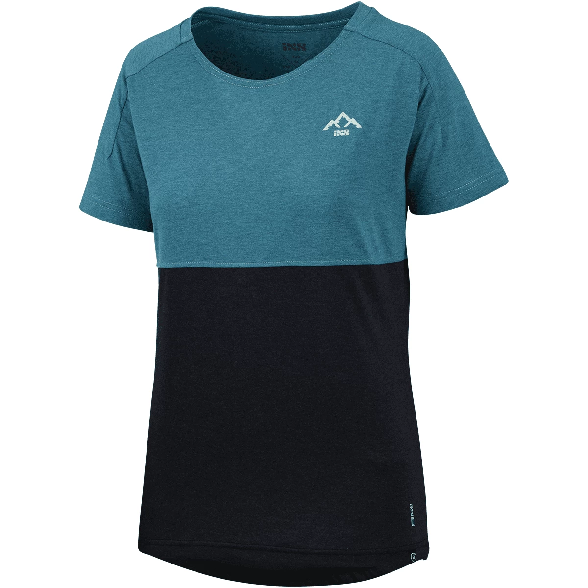 IXS Flow Women Tech Tee Mountain Everglade-schwarz 1 IXS Flow Women Tech Tee Mountain Everglade-schwarz
