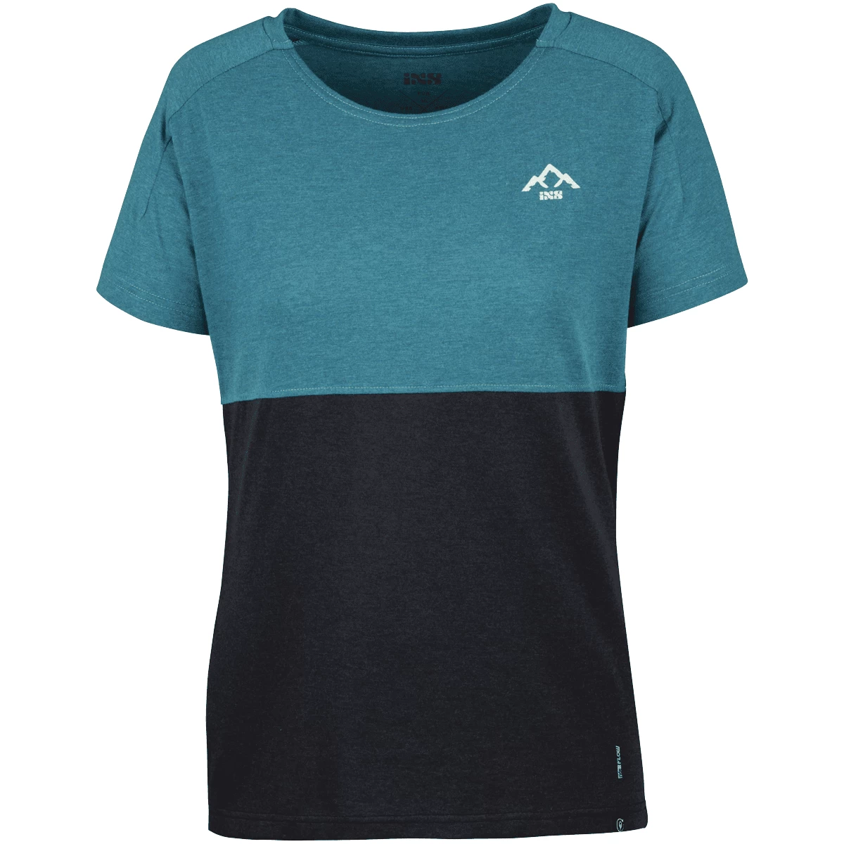IXS Flow Women Tech Tee Mountain Everglade-schwarz 2 IXS Flow Women Tech Tee Mountain Everglade-schwarz – Bild 2