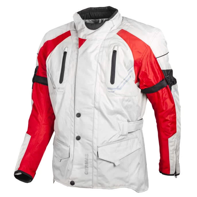 Jacke Taylor Man - Beige-rot 1 Jacke Taylor Man - Beige-rot