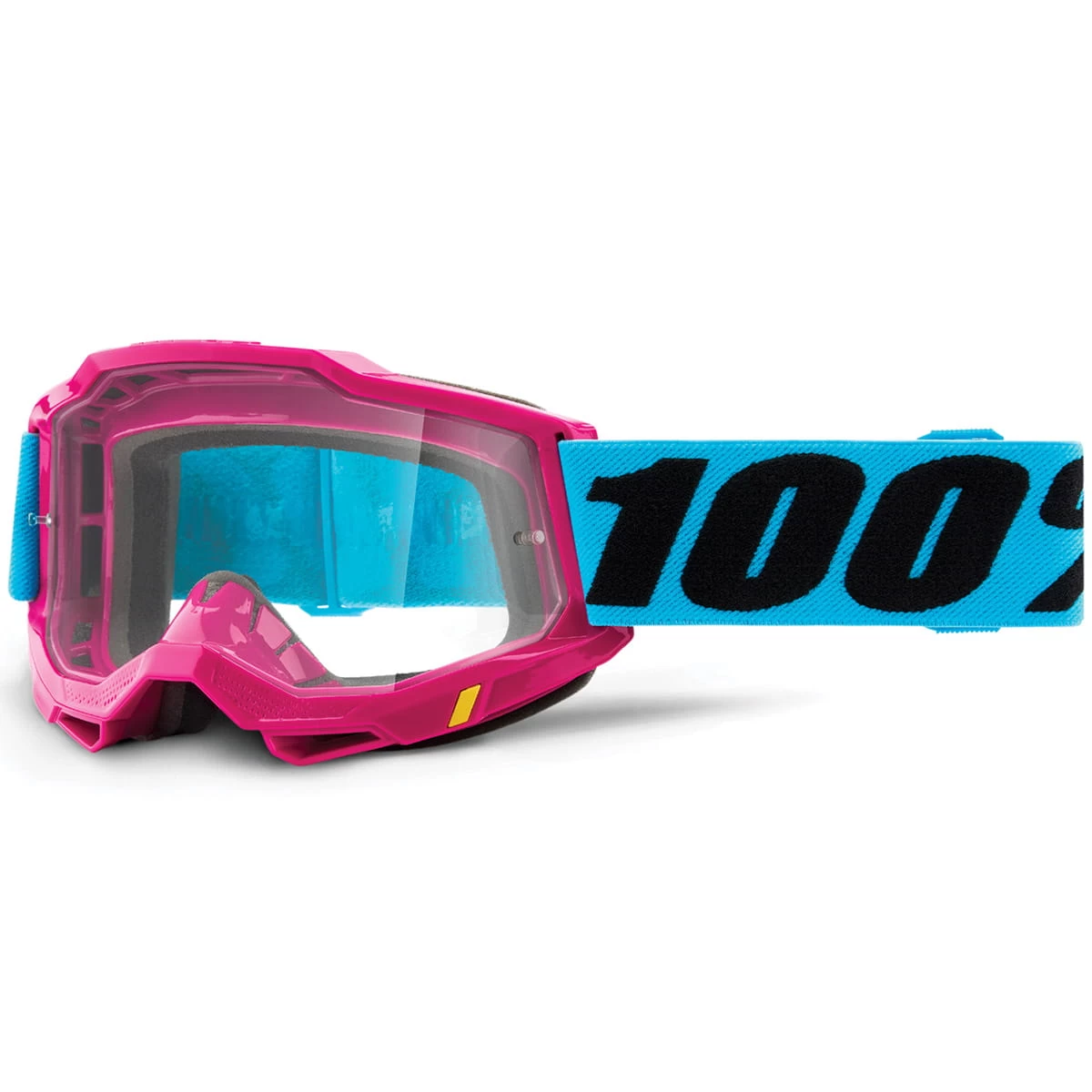100% Accuri Gen.2 Anti Fog Brille Clear - Pink/Türkis
