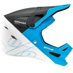 100% Status Helm - Blau/Weiß/Schwarz