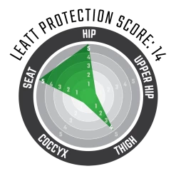 LEATT DBX 4.0 3DF Impact Shorts(m. Sitzpolster) - Schwarz -Neueste Fahrradladen Impact shorts DBX 40