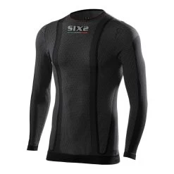 SIXS Langarm Funktionsshirt TS2 - Schwarz