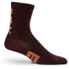 Fox Racing Womens 6'' Flexair Merino Sock - Dark Maroon