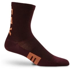 Fox Racing Womens 6'' Flexair Merino Sock - Dark Maroon