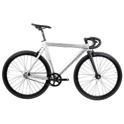 La Piovra ATK Fixie/Singlespeed Bike - Poliert Silber