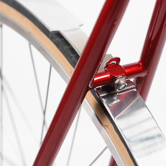 Classic Alloy Schutzbleche Set - VR + HR - Silber Poliert 4 Classic Alloy Schutzbleche Set - VR + HR - Silber Poliert – Bild 4