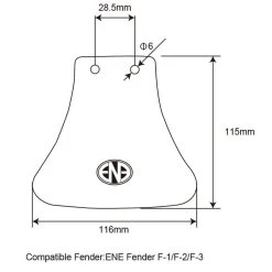 Dia-Compe ENE Schutzblech Fender 5 Dia-Compe ENE Schutzblech Fender -Neueste Fahrradladen flap2
