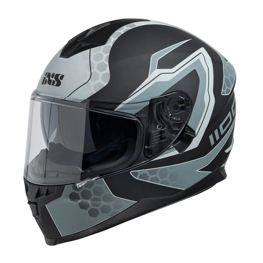 IXS 1100 2.2 Motorradhelm - Schwarz Matt-grau 1 IXS 1100 2.2 Motorradhelm - Schwarz Matt-grau