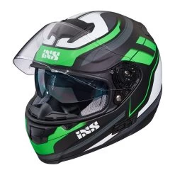 IXS 215 2.0 Motorradhelm Matte Black Green White -Neueste Fahrradladen iXS2152 0Motorradhelmmatteblackgreenwhite 5