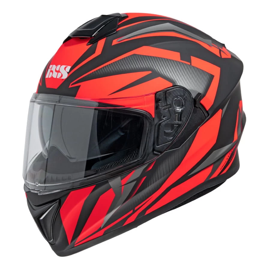 IXS 216 2.1 Motorradhelm - Matt Schwarz-fluorot 1 IXS 216 2.1 Motorradhelm - Matt Schwarz-fluorot