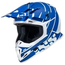 IXS 361 2.2 Motorradhelm - Matt Blau-weiss