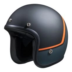 IXS 77 2.2 Jethelm Matte Black Orange