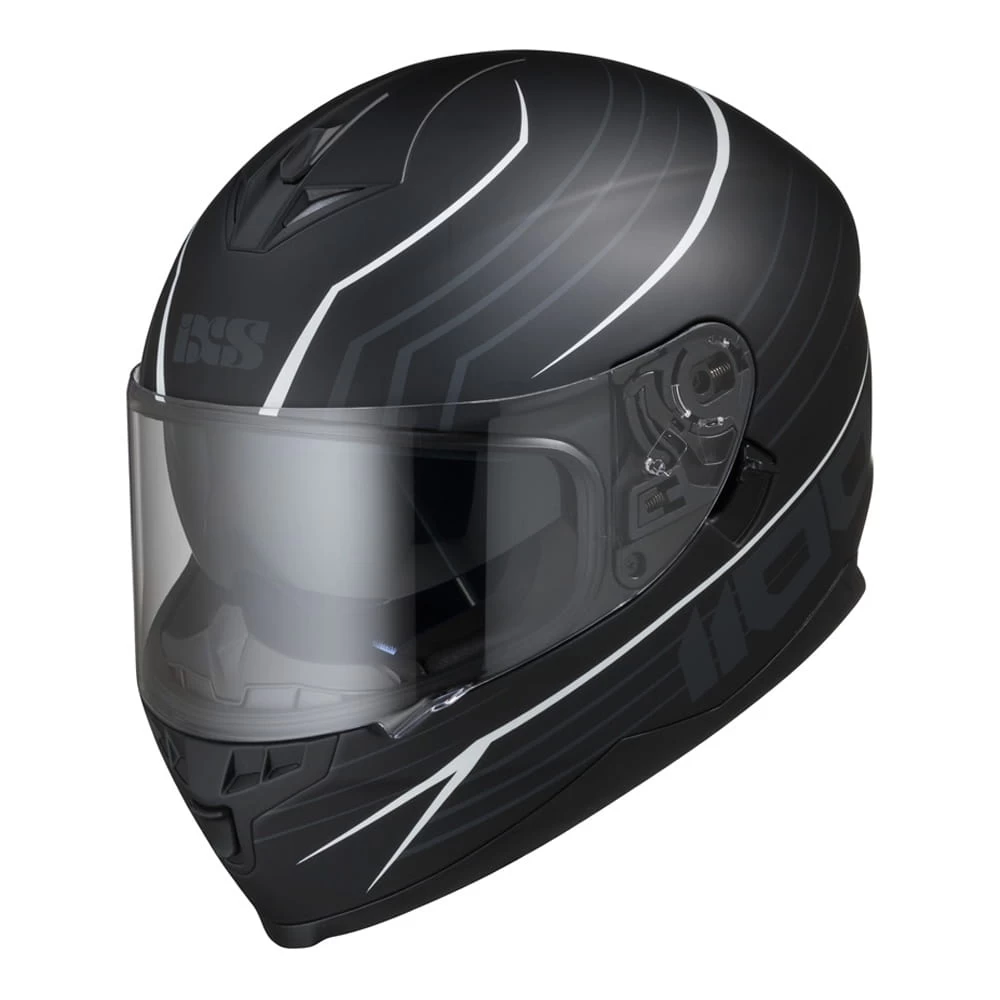 Integralhelm IXS1100 2.1 Matte Black White 1 Integralhelm IXS1100 2.1 Matte Black White