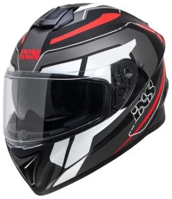 Integralhelm IXS216 2.2 - Grau-schwarz-rot
