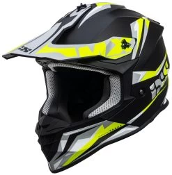 Motocrosshelm IXS362 2.0 - Schwarz Matt-gelb Fluo