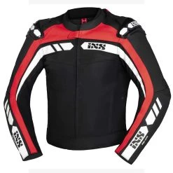 IXS Sport LT Jacke RS-500 1.0 Schwarz-rot-weiss