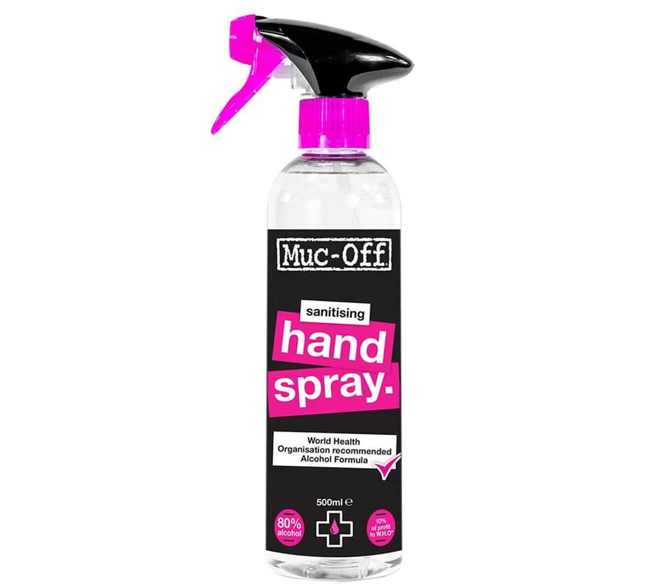 Muc-Off Antibakterielles Desinfektion Handspray 500 Ml 1 Muc-Off Antibakterielles Desinfektion Handspray 500 Ml