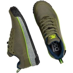 Ride Concepts Tallac Flat Men's Shoe - Olive/Lime -Neueste Fahrradladen ride concepts mtb schuhe bike shoes tallac flat 4