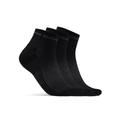 Craft Core Dry Mid Socken 3-Pack - Schwarz